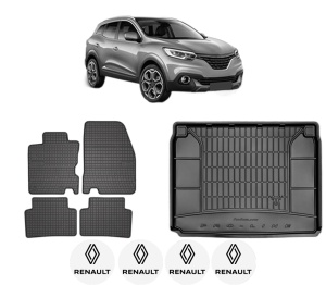 Set Covorase Presuri Auto Si Tavita Portbagaj RENAULT KADJAR (HA_, HL_) din 2015-2021 RENAULT - Img 2