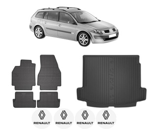 Set Covorase Presuri Auto Si Tavita Portbagaj RENAULT MEGANE II Estate (KM0/1_) din 2003-2011 RENAULT - Img 2