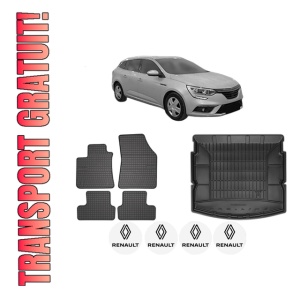 Set Covorase Presuri Auto Si Tavita Portbagaj RENAULT MEGANE IV Grandtour (K9A/M/N_) din 2016-2021 RENAULT