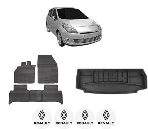 Set Covorase Presuri Auto Si Tavita Portbagaj RENAULT SCENIC III VAN (JZ0/1_) din 2009-2016 RENAULT - Img 2
