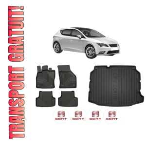 Set Covorase Presuri Auto Si Tavita Portbagaj SEAT LEON (5F1) din 2012-2020 SEAT