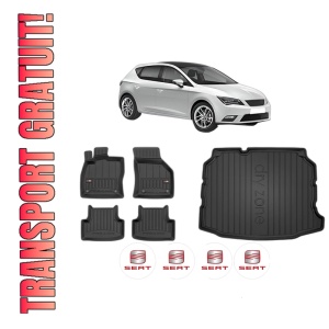 Set Covorase Presuri Auto Si Tavita Portbagaj SEAT LEON (5F1) din 2012-2020 SEAT