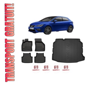 Set Covorase Presuri Auto Si Tavita Portbagaj SEAT LEON (KL1, KLG) din 2019-2024 SEAT