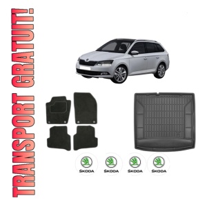 Set Covorase Presuri Auto Si Tavita Portbagaj SKODA FABIA III Estate (NJ5) din 2014-2022 SKODA
