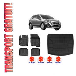 Set Covorase Presuri Auto Si Tavita Portbagaj SUZUKI SX4 S-CROSS (JY) din 2013-2022 SUZUKI