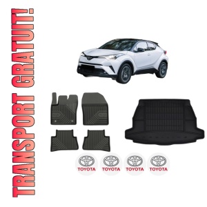 Set Covorase Presuri Auto Si Tavita Portbagaj TOYOTA C-HR (_X1_) din 2016-2019 TOYOTA