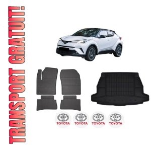 Set Covorase Presuri Auto Si Tavita Portbagaj TOYOTA C-HR (_X1_) din 2016-2019 TOYOTA