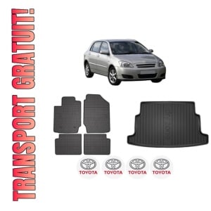 Set Covorase Presuri Auto Si Tavita Portbagaj TOYOTA COROLLA (_E12_) din 2001-2007 TOYOTA