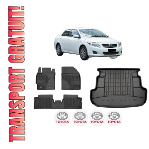 Set Covorase Presuri Auto Si Tavita Portbagaj TOYOTA COROLLA Saloon (_E15_) din 2006-2014 TOYOTA