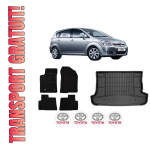 Set Covorase Presuri Auto Si Tavita Portbagaj TOYOTA COROLLA Verso (ZER_, ZZE12_, R1_) din 2004-2009 TOYOTA