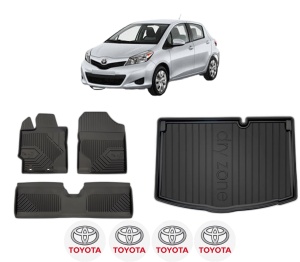Set Covorase Presuri Auto Si Tavita Portbagaj TOYOTA YARIS Hatchback Van (_P13_) din 2012-2020 TOYOTA - Img 2