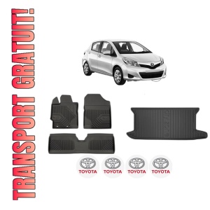 Set Covorase Presuri Auto Si Tavita Portbagaj TOYOTA YARIS (_P13_) din 2010-2020 TOYOTA