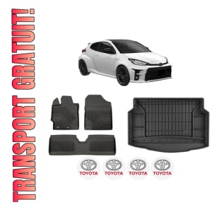 Set Covorase Presuri Auto Si Tavita Portbagaj TOYOTA YARIS (_P21_, _PA1_, _PH1_) din 2020-2024 TOYOTA