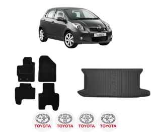 Set Covorase Presuri Auto Si Tavita Portbagaj TOYOTA YARIS (_P9_) din 2005-2014 TOYOTA - Img 2