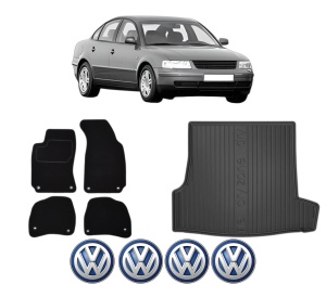 Set Covorase Presuri Auto Si Tavita Portbagaj Volkswagen PASSAT B5 (3B2) din 1996-2000 Volkswagen - Img 2