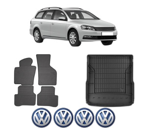 Set Covorase Presuri Auto Si Tavita Portbagaj Volkswagen PASSAT B7 Variant (365) din 2010-2015 Volkswagen - Img 2