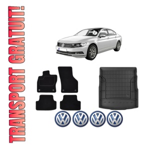 Set Covorase Presuri Auto Si Tavita Portbagaj Volkswagen PASSAT B8 (3G2, CB2) din 2014-2024 Volkswagen