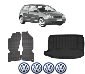 Set Covorase Presuri Auto Si Tavita Portbagaj Volkswagen POLO IV (9N_, 9A_) din 2001-2009 Volkswagen - Img 2
