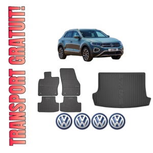 Set Covorase Presuri Auto Si Tavita Portbagaj Volkswagen T-ROC (A11, D11) din 2017-2021 Volkswagen