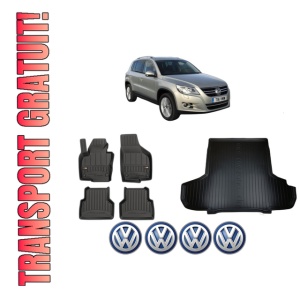Set Covorase Presuri Auto Si Tavita Portbagaj Volkswagen TIGUAN VAN (5N_) din 2007-2018 Volkswagen