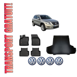 Set Covorase Presuri Auto Si Tavita Portbagaj Volkswagen TIGUAN VAN (5N_) din 2007-2018 Volkswagen