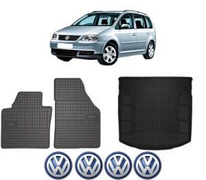 Set Covorase Presuri Auto Si Tavita Portbagaj Volkswagen TOURAN (1T1, 1T2) din 2003-2010 Volkswagen - Img 2