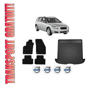 Set Covorase Presuri Auto Si Tavita Portbagaj VOLVO V50 (545) din 2003-2012 VOLVO