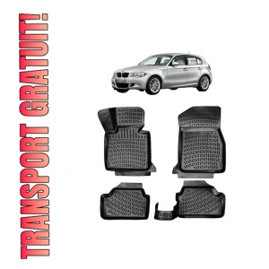 Set covorase presuri BMW Seria 1 E81 din 2004-2011, auto, din cauciuc thermoplastic