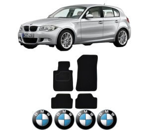 Set Covorase Presuri BMW Seria 1 (E87) din 2004-2011, Auto, Material Textil Mocheta, BMW - Img 2