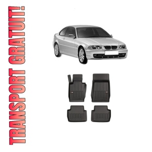Set covorase presuri BMW Seria 3 (E46) din 1997-2005, auto, din cauciuc thermoplastic, BMW Seria