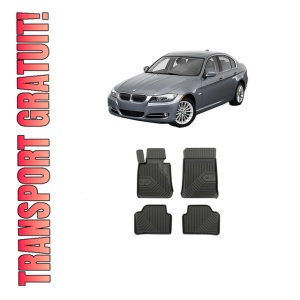 Set covorase presuri BMW Seria 3 (E90) din 2004-2011, auto, din cauciuc thermoplastic, BMW Seria