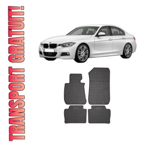 Set covorase presuri BMW Seria 3 (F30, F80) din 2011-2018, auto, din cauciuc thermoplastic, BMW Seria