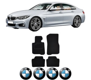 Set Covorase Presuri BMW Seria 4 Gran Coupe (F36) din 2014-2021, Auto, Material Textil Mocheta, BMW - Img 2