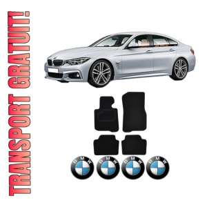 Set Covorase Presuri BMW Seria 4 Gran Coupe (F36) din 2014-2021, Auto, Material Textil Mocheta, BMW