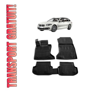 Set covorase presuri BMW Seria 5 F11 din 2010-2013, auto, din cauciuc thermoplastic - Img 8