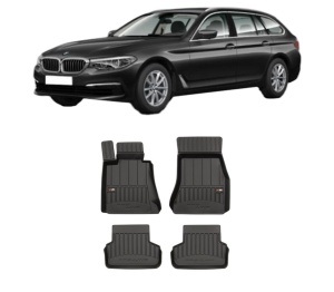 Set covorase presuri BMW Seria 5 Touring (G31) din 2017-2022, auto, din cauciuc thermoplastic, BMW Seria - Img 2