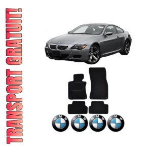 Set Covorase Presuri BMW Seria 6 (E63) din 2003-2010, Auto, Material Textil Mocheta, BMW