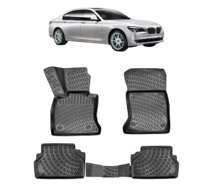 Set covorase presuri BMW Seria 7 V F01 din 2008-2015, auto, din cauciuc thermoplastic - Img 2