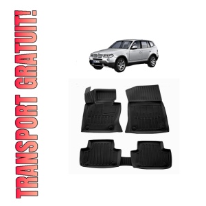 Set covorase presuri BMW Seria X3 E83 din 2004-2010, auto, din cauciuc thermoplastic