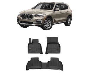 Set covorase presuri BMW Seria X5 (G05, F95) din 2018-2023, auto, din cauciuc thermoplastic, BMW Seria - Img 2