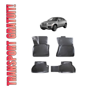 Set covorase presuri BMW Seria X6 E71 din 2008-2014, auto, din cauciuc thermoplastic - Img 8