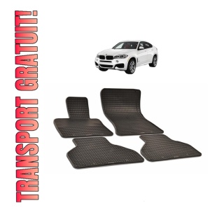 Set covorase presuri BMW Seria X6 F16 din 2015-2019, auto, din cauciuc thermoplastic