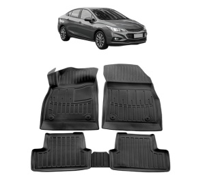 Set covorase presuri CHEVROLET CRUZE din 2008-2016, auto, din cauciuc thermoplastic - Img 2