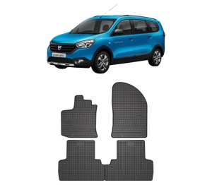 Set covorase presuri DACIA LODGY (JS_) din 2012-2019, auto, din cauciuc thermoplastic, DACIA - Img 2