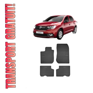 Set covorase presuri DACIA LOGAN II din 2012-2019, auto, din cauciuc thermoplastic, DACIA