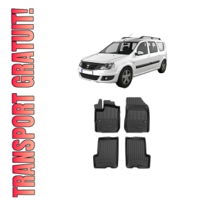 Set covorase presuri DACIA LOGAN MCV II din 2013-2019, auto, din cauciuc thermoplastic, DACIA