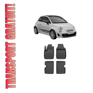 Set covorase presuri FIAT 500 C din 2013-2021, auto, din cauciuc thermoplastic, FIAT
