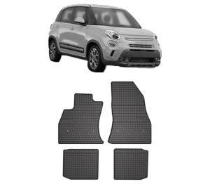 Set covorase presuri FIAT 500L (351_, 352_) din 2012-2018, auto, din cauciuc thermoplastic, FIAT - Img 2