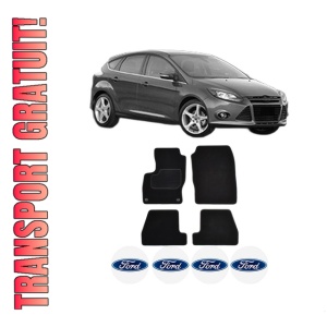 Set Covorase Presuri FORD FOCUS III din 2010-2020, Auto, Material Textil Mocheta, FORD