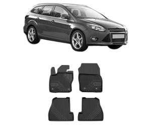 Set covorase presuri FORD FOCUS III Turnier din 2010-2020, auto, din cauciuc thermoplastic, FORD - Img 2
